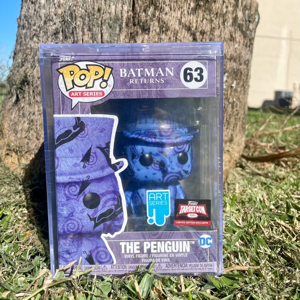 FunkoPop: The Penguin (63) (Art Series) (Batman Returns) (TargetCon)